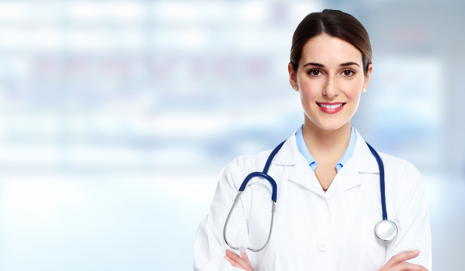 Smiling female doctor